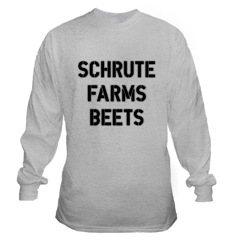Schrute Farms Beets long-sleeve t-shirt